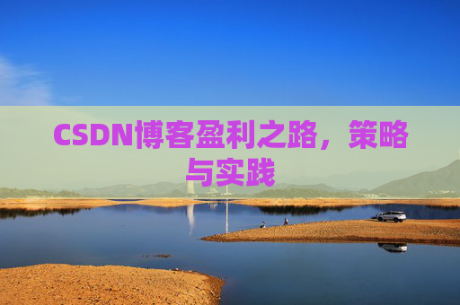 CSDN博客盈利之路,策略与实践